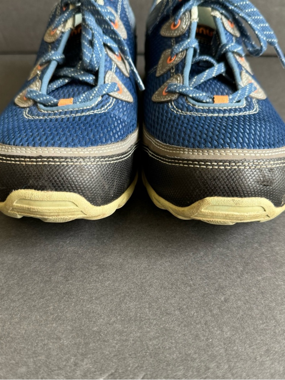 Ahnu‎ Sugarpine Hiking Shoes Waterproof Sneakers Vibram Blue Womens 8.5 - Picture 4 of 10